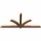 Ekena Millwork Redmond Timber Gable Bracket, Western Red Cedar, 108"W x 49"H x 3 1/2"D x 5 1/2"F, 11/12 Pitch GBW108X49X0406RED00SWR - alternate 2